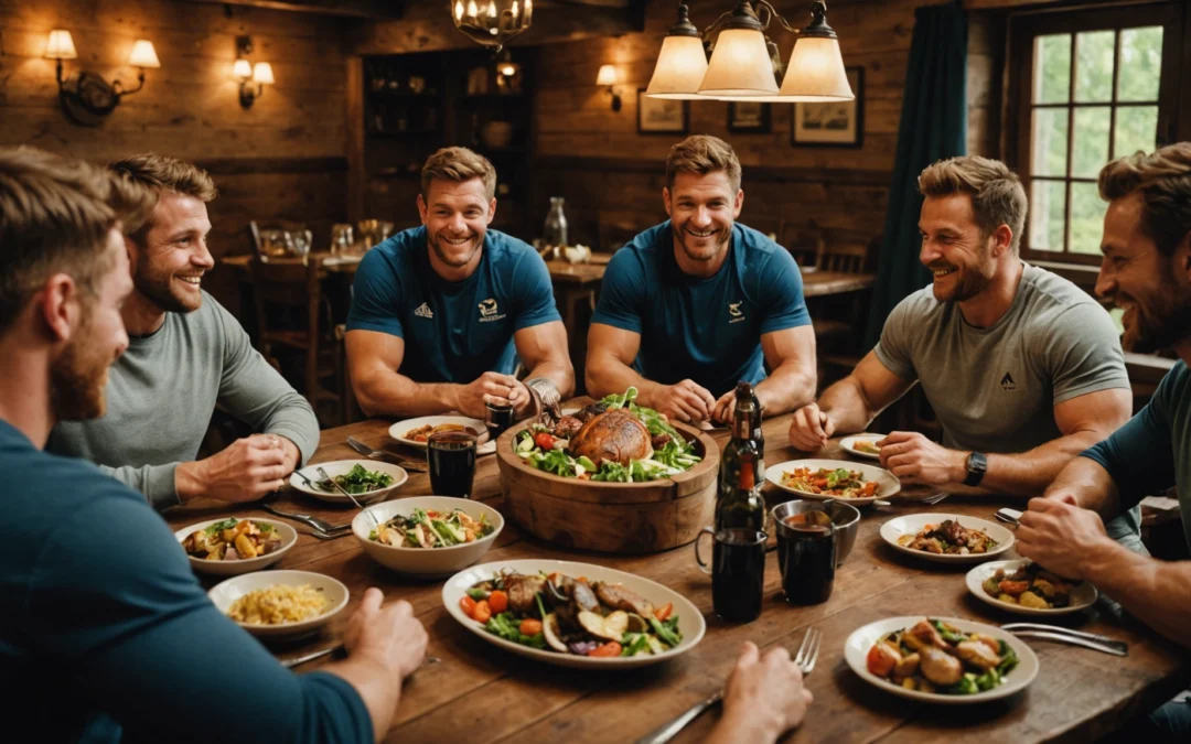 Se régaler après le rugby : secrets pour un repas post-entraînement parfait